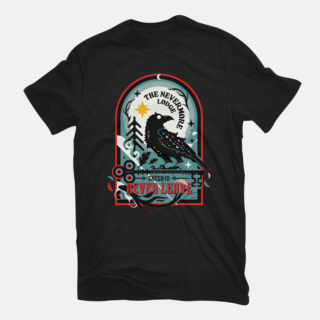 The Nevermore Lodge-Mens-Heavyweight-Tee-BadBox