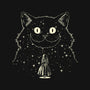 Alice Star Night Cat-Womens-V-Neck-Tee-tobefonseca