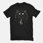 Alice Star Night Cat-Mens-Heavyweight-Tee-tobefonseca