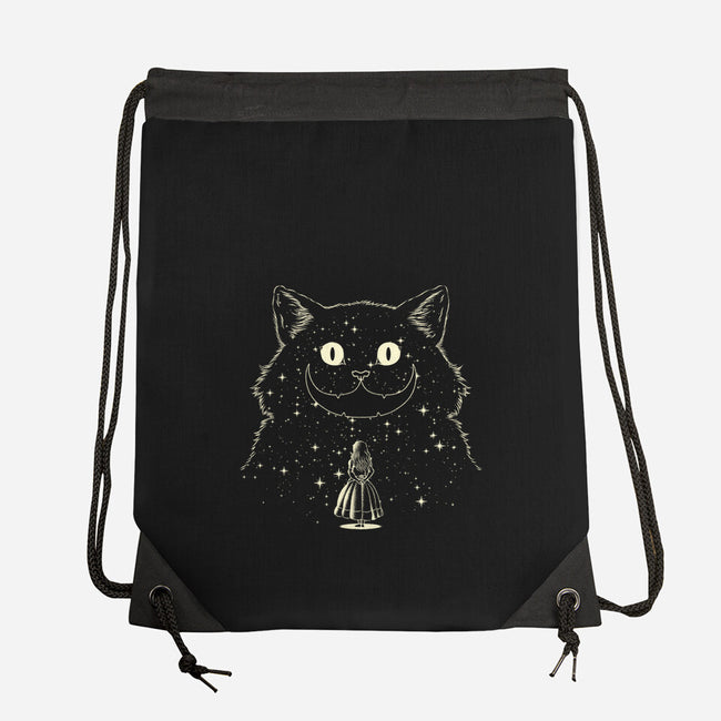 Alice Star Night Cat-None-Drawstring-Bag-tobefonseca