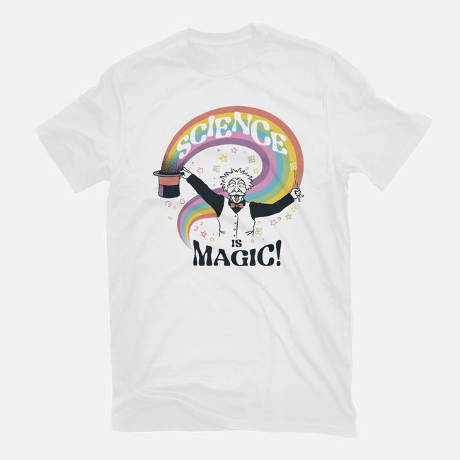 Science Is Magic Einstein-Unisex-Basic-Tee-tobefonseca