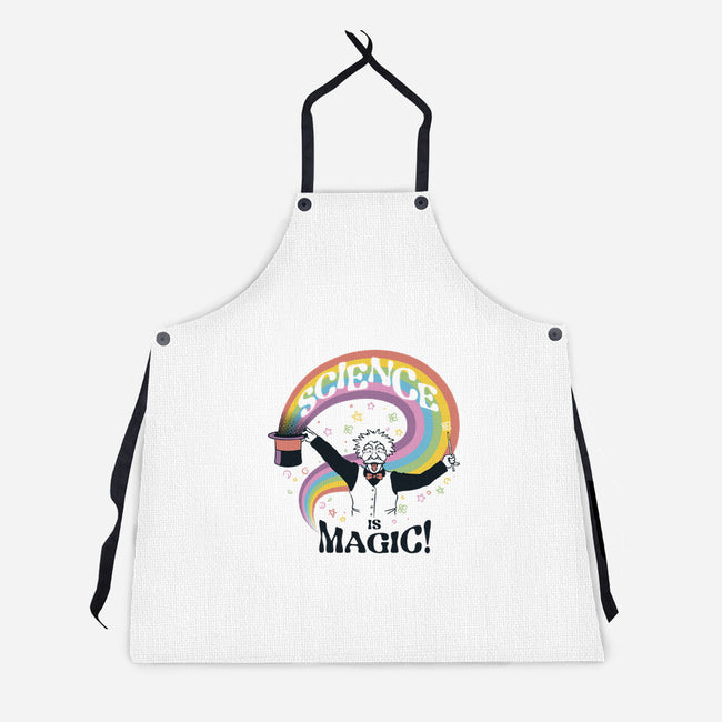 Science Is Magic Einstein-Unisex-Kitchen-Apron-tobefonseca