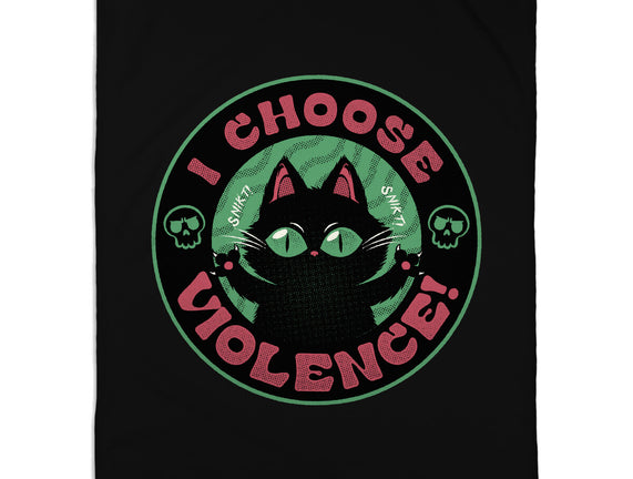 I Choose Violence Funny Cat