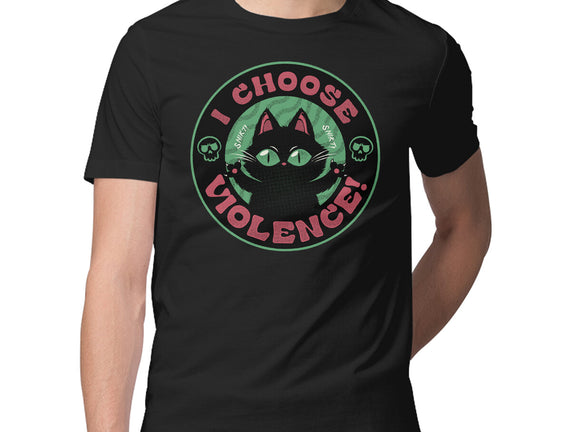 I Choose Violence Funny Cat