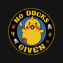 No Ducks Given Here-Womens-Fitted-Tee-tobefonseca