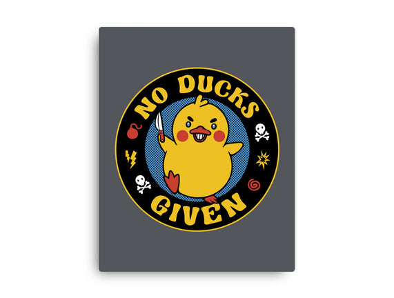 No Ducks Given Here