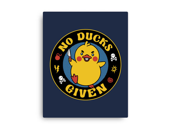 No Ducks Given Here