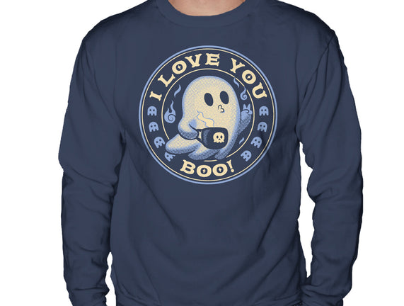 I Love You Boo Funny Ghost