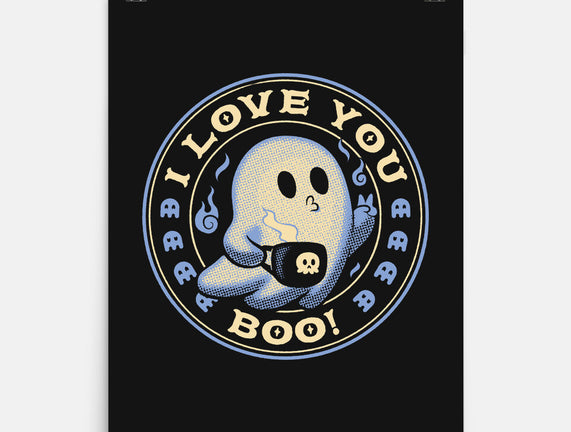 I Love You Boo Funny Ghost