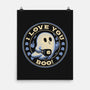 I Love You Boo Funny Ghost-None-Matte-Poster-tobefonseca