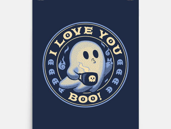 I Love You Boo Funny Ghost