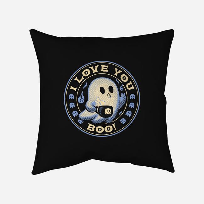 I Love You Boo Funny Ghost-None-Removable Cover w Insert-Throw Pillow-tobefonseca