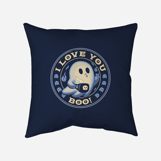 I Love You Boo Funny Ghost-None-Removable Cover w Insert-Throw Pillow-tobefonseca