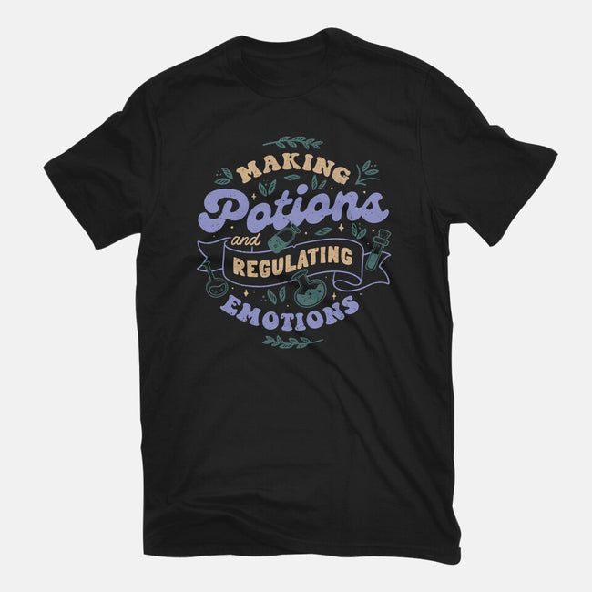 Making Potions And Regulating Emotions-Womens-Fitted-Tee-tobefonseca