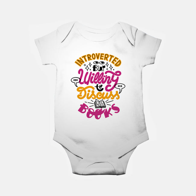 Willing To Discuss Books-Baby-Basic-Onesie-tobefonseca