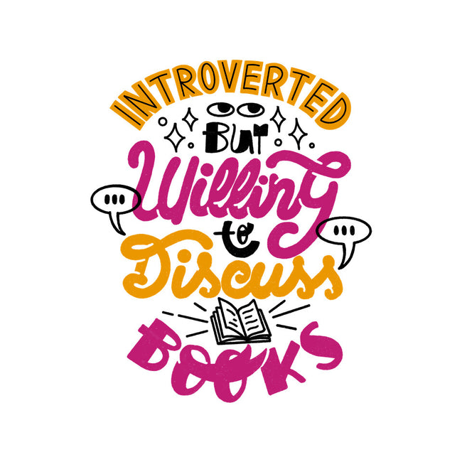 Willing To Discuss Books-Unisex-Basic-Tee-tobefonseca