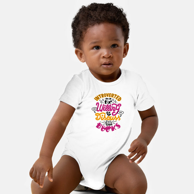 Willing To Discuss Books-Baby-Basic-Onesie-tobefonseca