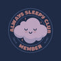 Always Sleepy Club Member-Womens-V-Neck-Tee-tobefonseca