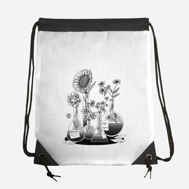 Science Flower Glassware-None-Drawstring-Bag-tobefonseca