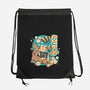 Capybara Japanese Orange Juice-None-Drawstring-Bag-tobefonseca