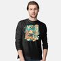 Capybara Japanese Orange Juice-Mens-Long Sleeved-Tee-tobefonseca