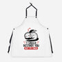 I Could Destroy You But I'm Tired-Unisex-Kitchen-Apron-koalastudio