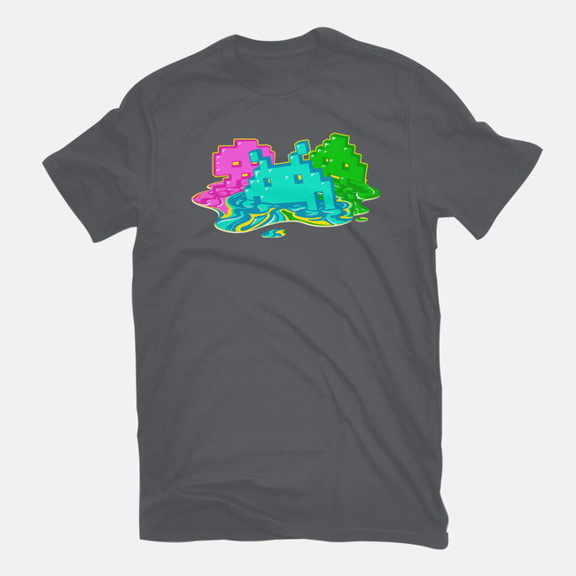 Melted Invaders-Mens-Heavyweight-Tee-Getsousa!