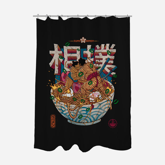 Sumo Ramen-None-Polyester-Shower Curtain-Getsousa!