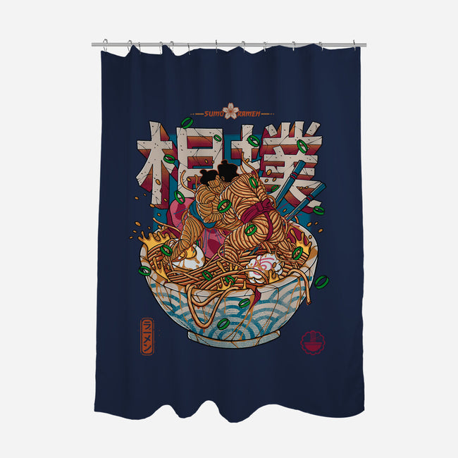 Sumo Ramen-None-Polyester-Shower Curtain-Getsousa!