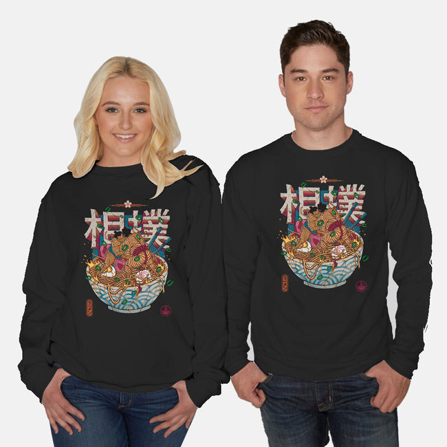 Sumo Ramen-Unisex-Crew Neck-Sweatshirt-Getsousa!