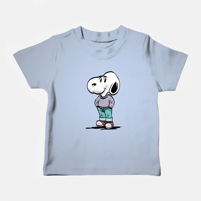 A Chill Beagle-Baby-Basic-Tee-zascanauta