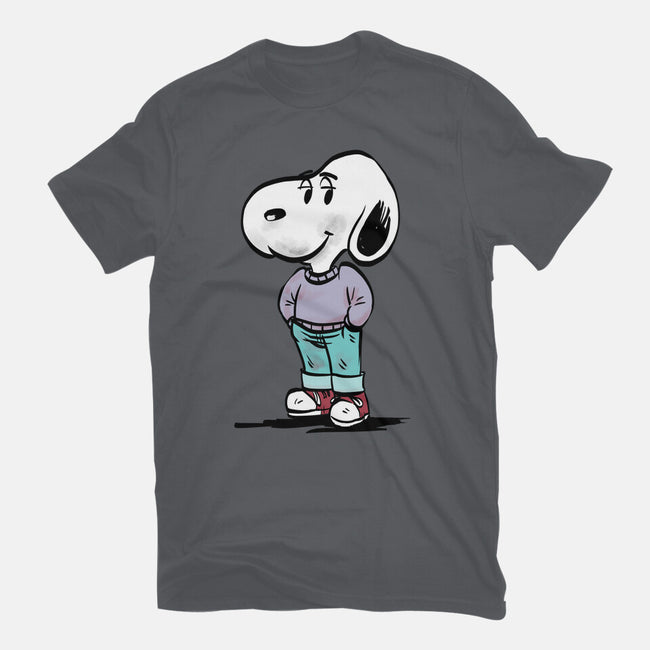 A Chill Beagle-Unisex-Basic-Tee-zascanauta