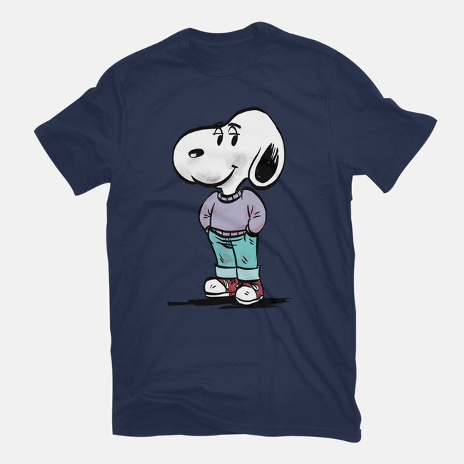 A Chill Beagle-Womens-Fitted-Tee-zascanauta