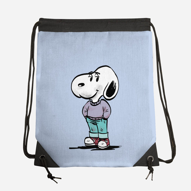 A Chill Beagle-None-Drawstring-Bag-zascanauta