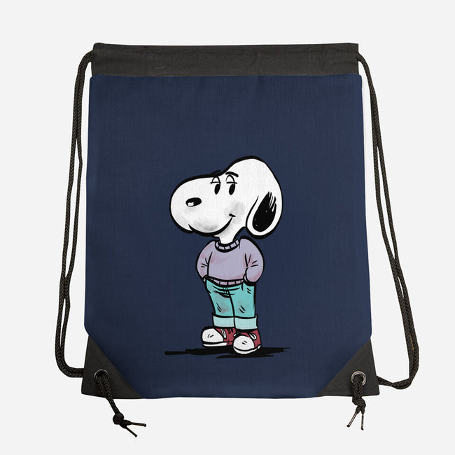 A Chill Beagle-None-Drawstring-Bag-zascanauta