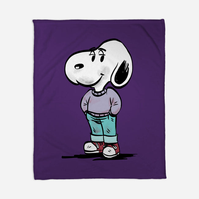 A Chill Beagle-None-Fleece-Blanket-zascanauta