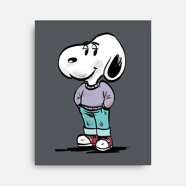 A Chill Beagle-None-Stretched-Canvas-zascanauta