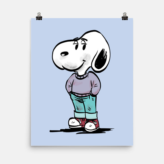 A Chill Beagle-None-Matte-Poster-zascanauta