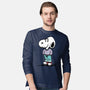 A Chill Beagle-Mens-Long Sleeved-Tee-zascanauta