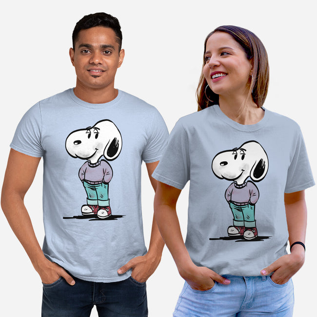 A Chill Beagle-Unisex-Basic-Tee-zascanauta