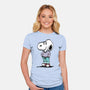 A Chill Beagle-Womens-Fitted-Tee-zascanauta