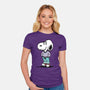 A Chill Beagle-Womens-Fitted-Tee-zascanauta