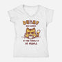 I Hate Decaf-Womens-V-Neck-Tee-kg07