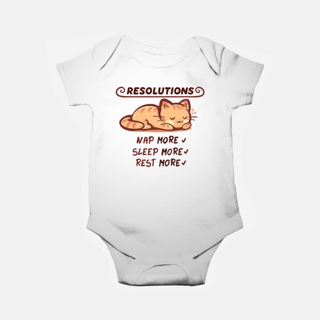 Resolution To Sleep-Baby-Basic-Onesie-TechraNova