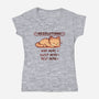 Resolution To Sleep-Womens-V-Neck-Tee-TechraNova