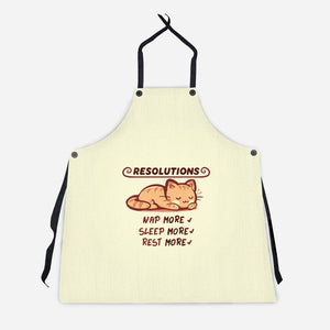 Resolution To Sleep-Unisex-Kitchen-Apron-TechraNova