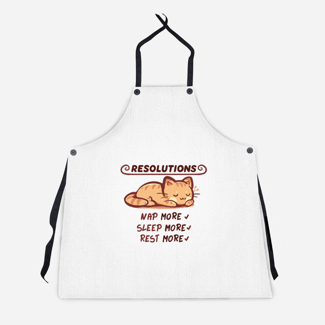 Resolution To Sleep-Unisex-Kitchen-Apron-TechraNova