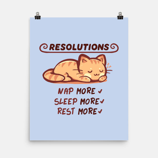 Resolution To Sleep-None-Matte-Poster-TechraNova