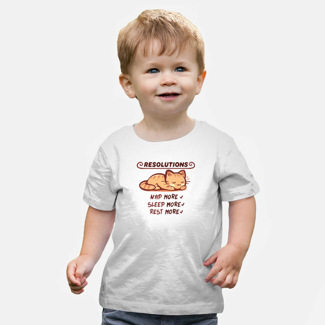 Resolution To Sleep-Baby-Basic-Tee-TechraNova