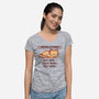 Resolution To Sleep-Womens-V-Neck-Tee-TechraNova